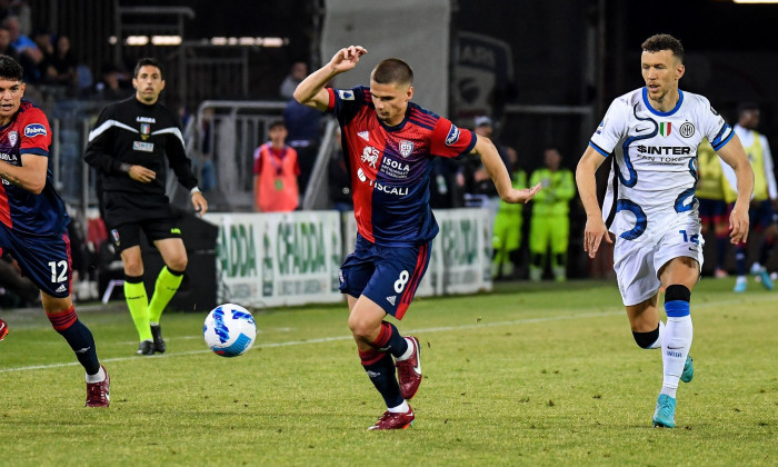 italian soccer Serie A match Cagliari Calcio vs Inter - FC Internazionale, Unipol Domus, Cagliari, Italy - 15 May 2022