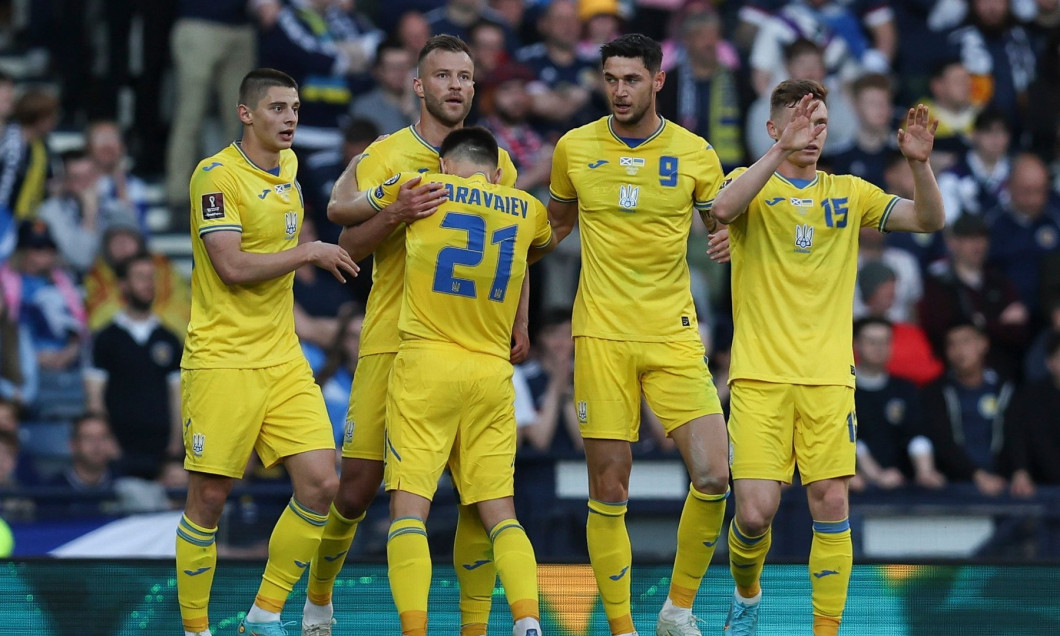 Scotland v Ukraine, FIFA World Cup 2022 Qualifying, European Path A, Football, Hampden Park, Glasgow, UK - 01 Jun 2022