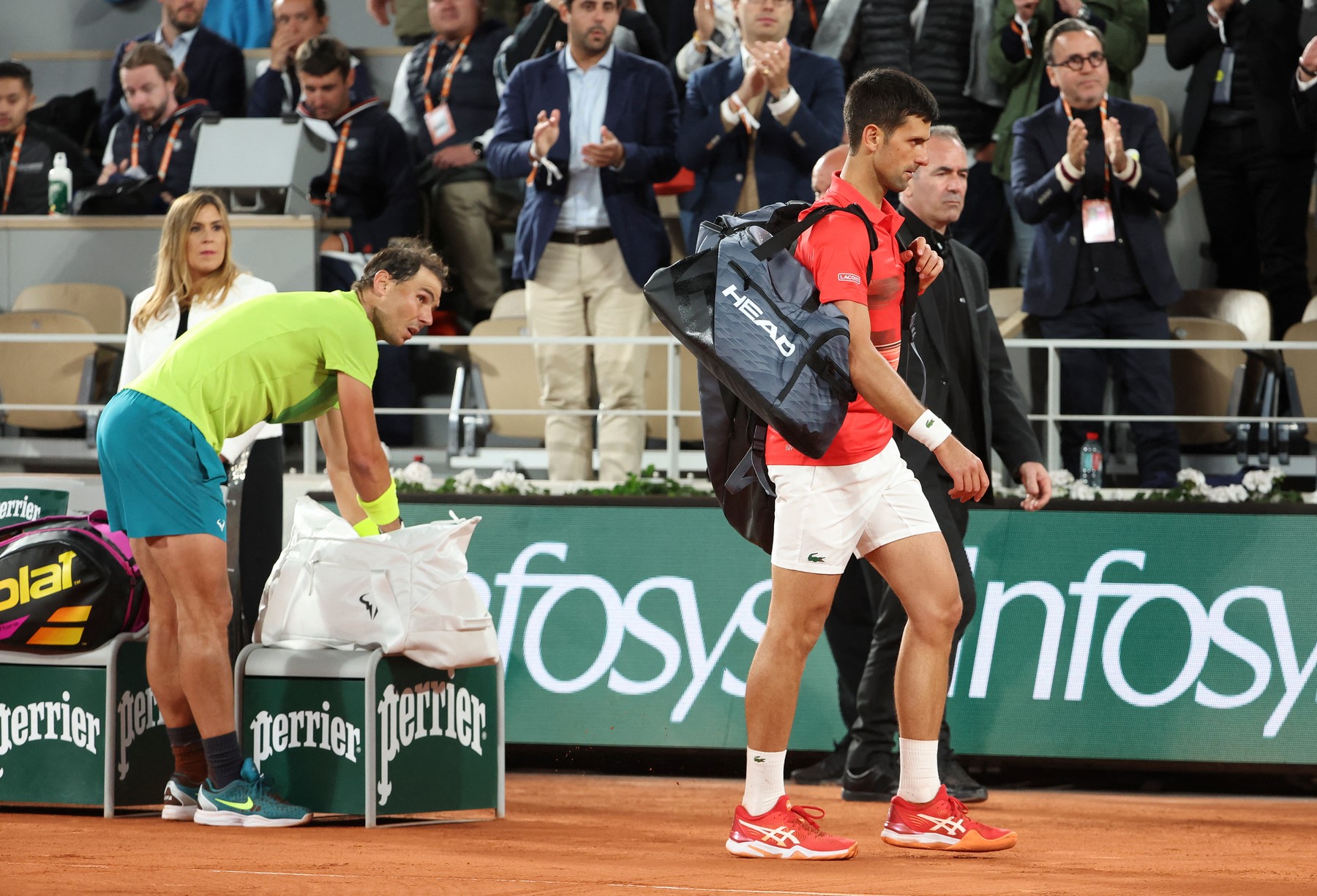 Reacția lui Novak Djokovic după ce a fost ironizat de Rafael Nadal