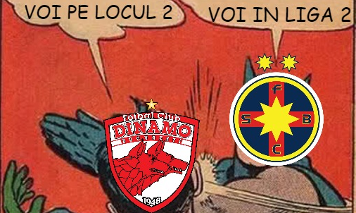 Sare pe rana dinamoviștilor! Meme-urile apărute după ce Dinamo a retrogradat pentru prima dată în istoria clubului