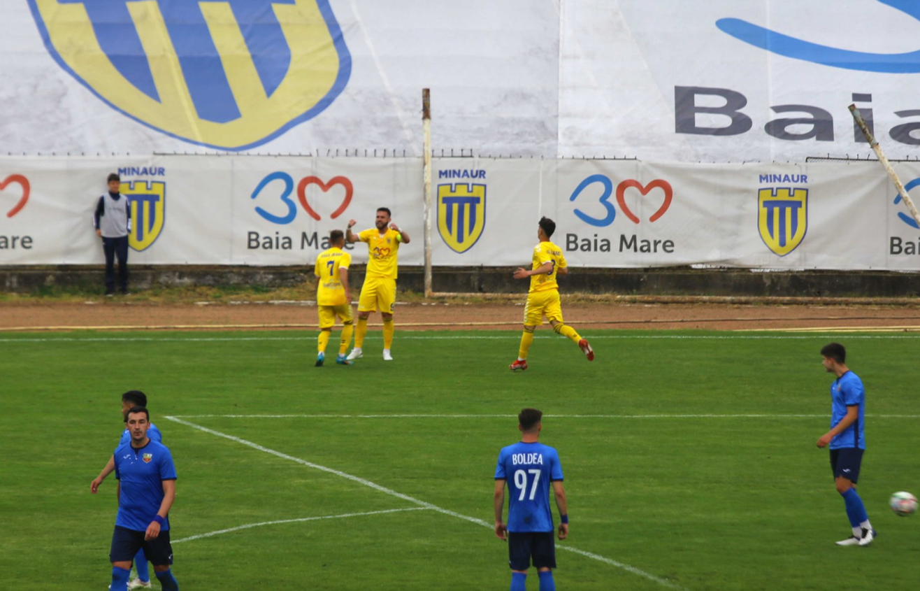 Minaur Baia Mare - CS Hunedoara 0-0, ACUM, Digi Sport 1. Oapeții au lovit bara. Se decid promovatele în Liga 2