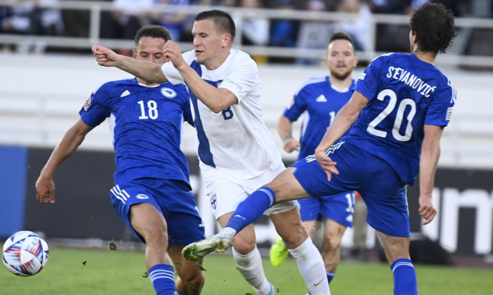 Nations League, Suomi - Bosnia, Helsinki, Finland - 04 Jun 2022