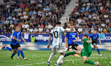 Lionel Messi, în meciul cu Estonia / Foto: Profimedia