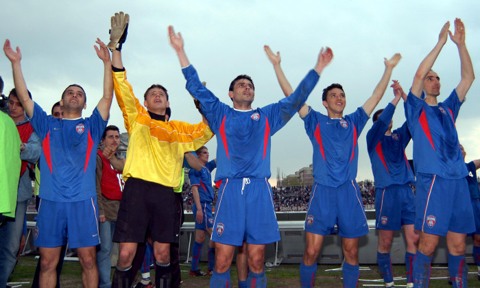 FOTBAL:RAPID BUCURESTI-STEAUA BUCURESTI, DIVIZIA A (26.04.2003)