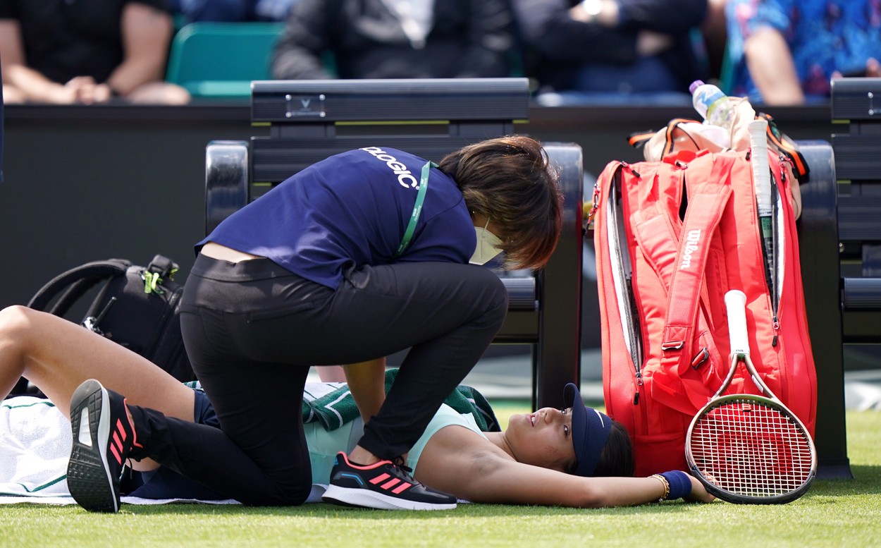 Emma Răducanu ar putea rata turneul de la Wimbledon! Campioana de la US Open s-a accidentat