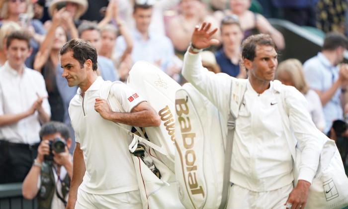 Wimbledon Tennis / Roger Federer / gentlemen's semi-finals