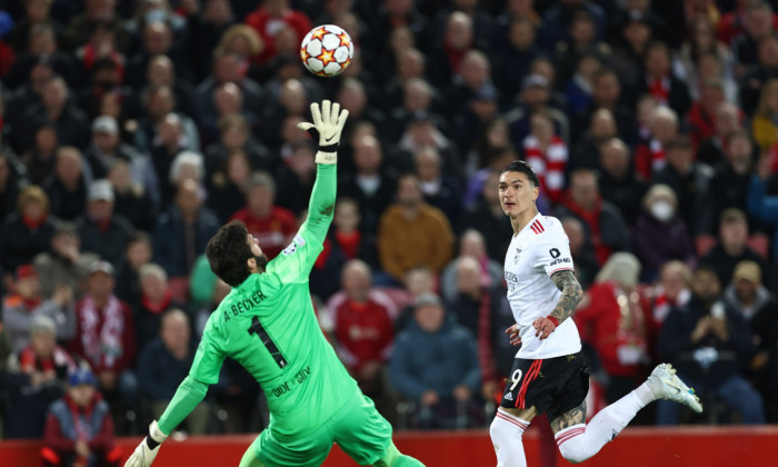 Darwin Nunez, în Liverpool - Benfica / Foto: Profimedia