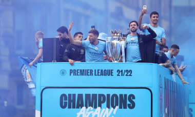 Manchester City Trophy Parade, Premier League, Football, Manchester, UK - 23 May 2022