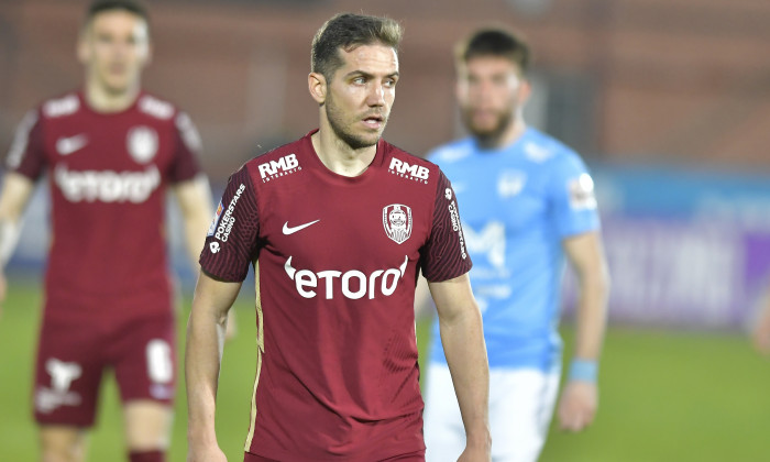 FOTBAL:FC VOLUNTARI-CFR CLUJ, PLAY OFF LIGA 1 CASA PARIURILOR (24.04.2022)