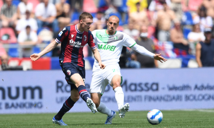 Soccer: Serie A 2021 2022 : Bologna 1-3 Sassuolo