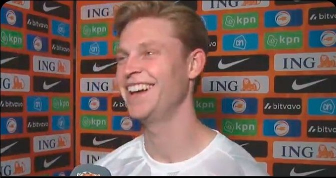 ”Renunți la plajele din Barcelona pentru frigul din Manchester?” Frenkie De Jong a răspuns râzând