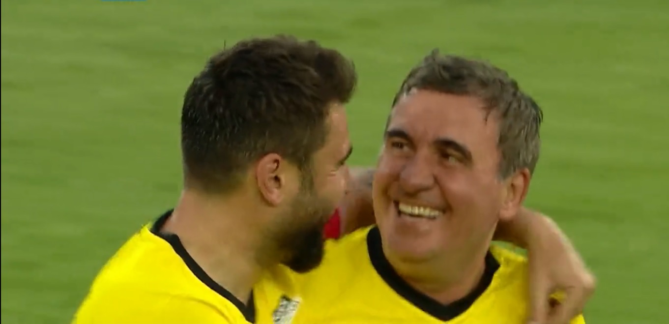 Adrian Mutu a marcat în meciul de retragere! ”Briliantul” și ”Regele” Hagi au ajuns la 71 de goluri pentru România