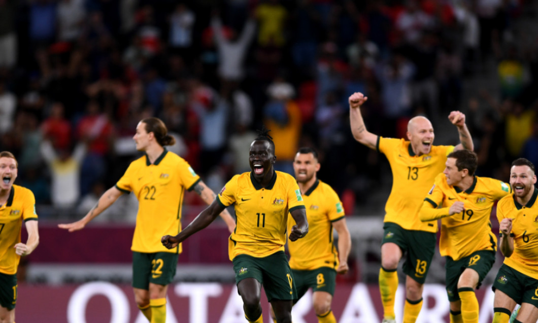 Jucătorii Australiei, după meciul cu Peru / Foto: Getty Images