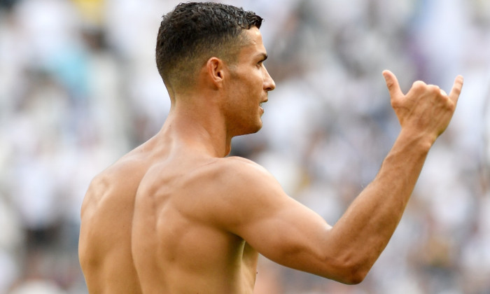 Cristiano Ronaldo during the Serie A match between Juventus and Sassuolo