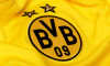 Close up of Borussia Dortmund crest.