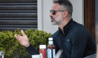 EXCLUSIVE: Ex Man Utd Footballer Ryan Giggs And His Partner Enjoy An Al Fresco Lunch In Cheshire