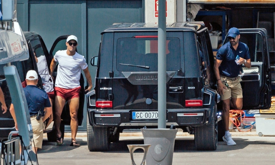 *EXCLUSIVE* Cristiano Ronaldo cruises on the Med with family and friends