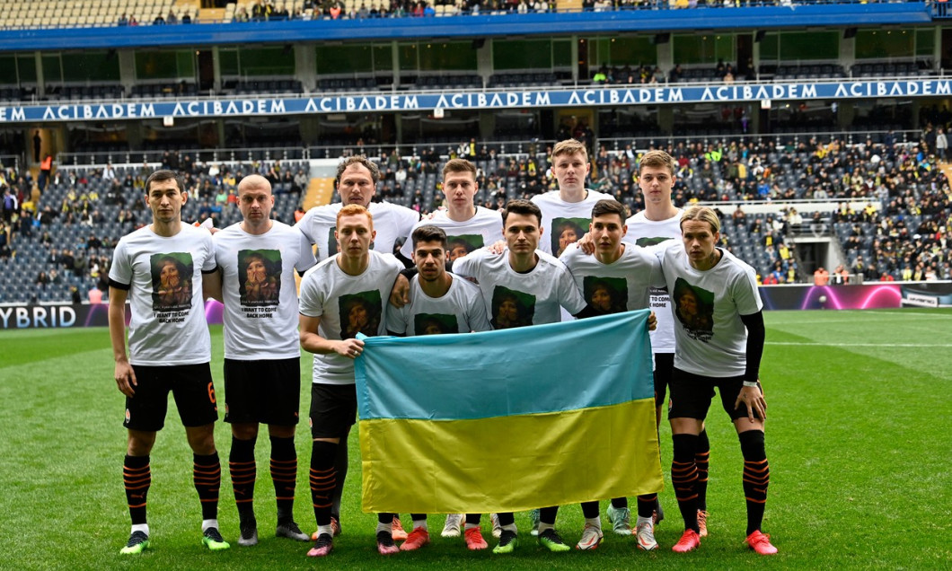 Friendly match between Fenerbahce and Shakhtar Donetsk at ULKER Stadium in Istanbul, Turkey on April 19, 2022 .