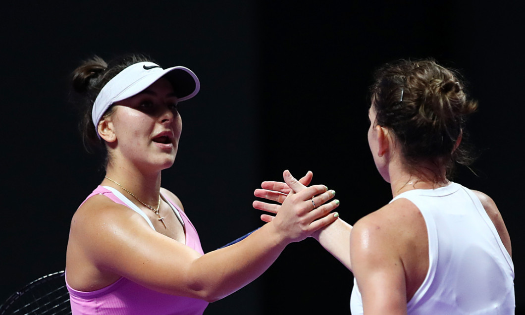 Simona Halep și Bianca Andreescu / Foto: Getty Images