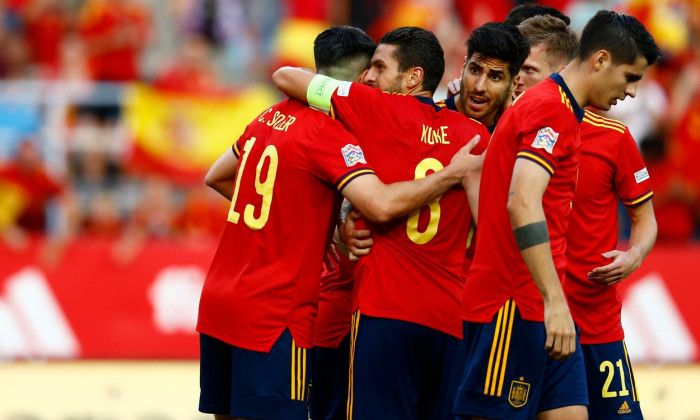 Spain v Czech Republic, UEFA Nations League, group B, date 4. Football, La Rosaleda Stadium, Malaga, Spain - 12 Jun 2022