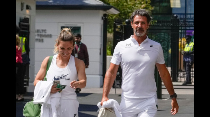 Simona Halep, alături de Patrick Mouratoglou la Cluj / Foto: Twitter WTA Romania