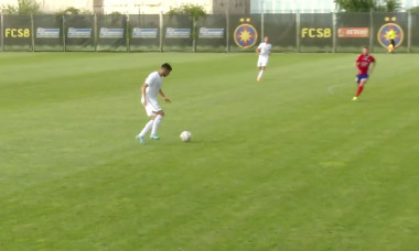 Florin Achim, în meciul amical FCSB - FC Sfântu Gheorghe / Foto: Captură Facebook@FCSBOfficial