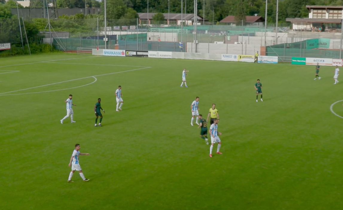 Universitatea Craiova - Qarabag 1-1, în cantonamentul din Austria. Echipa folosită de Laszlo Balint