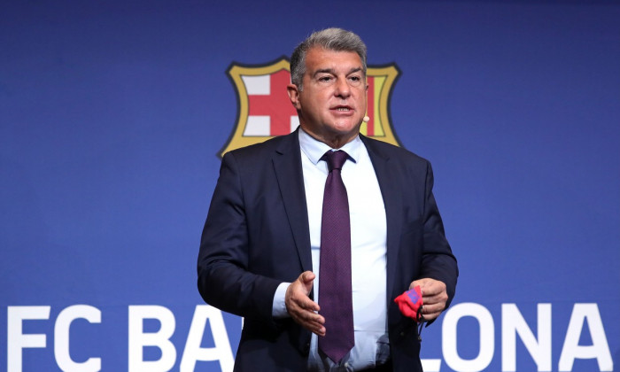 Barcelona President Joan Laporta Hands Prosecutors Forensic, Spain - 01 Feb 2022