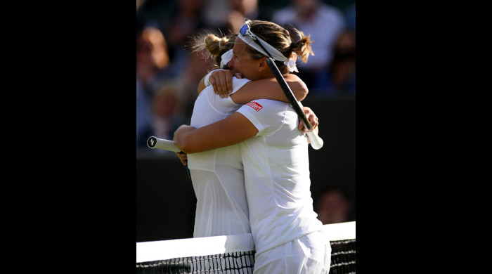Simona Halep și Kirsten Flipkens / Foto: Getty Images