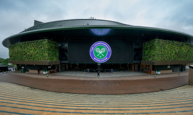 Wimbledon Tennis Championships, Preparations, The All England Lawn Tennis and Croquet Club, London, UK - 25 Jun 2021