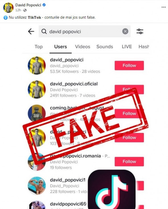 conturi false