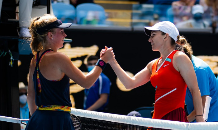 Magdalena Frech și Simona Halep / Foto: Profimedia