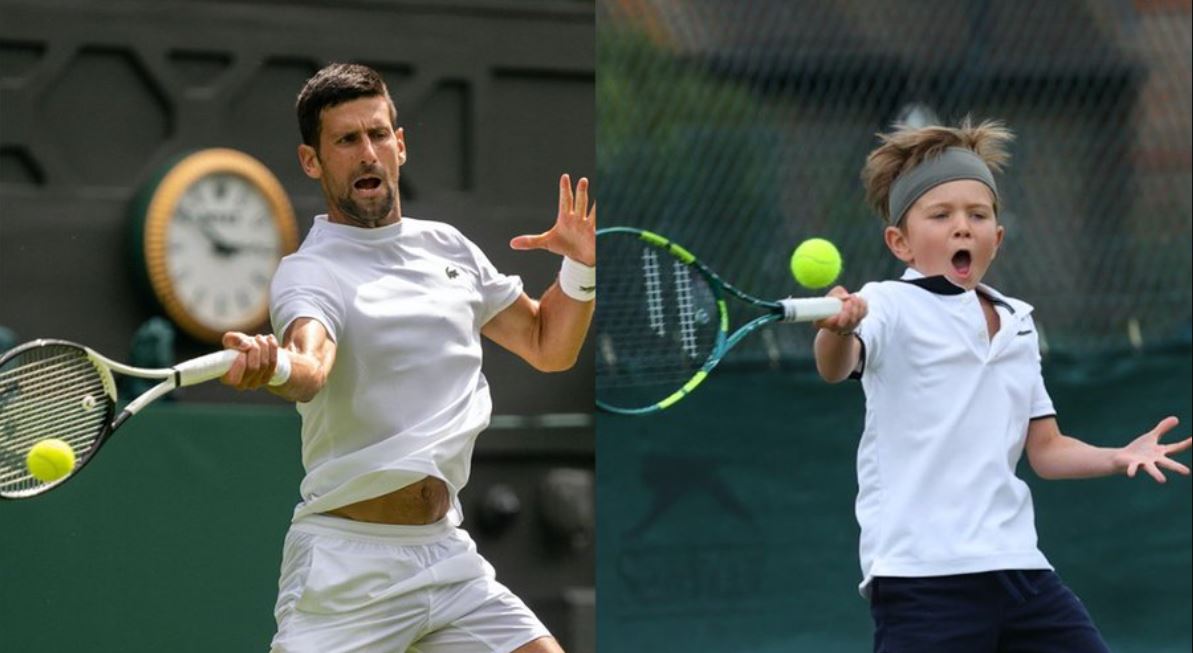 Pe urmele tatălui! Fiul lui Novak Djokovic a atras toate privirile la Wimbledon