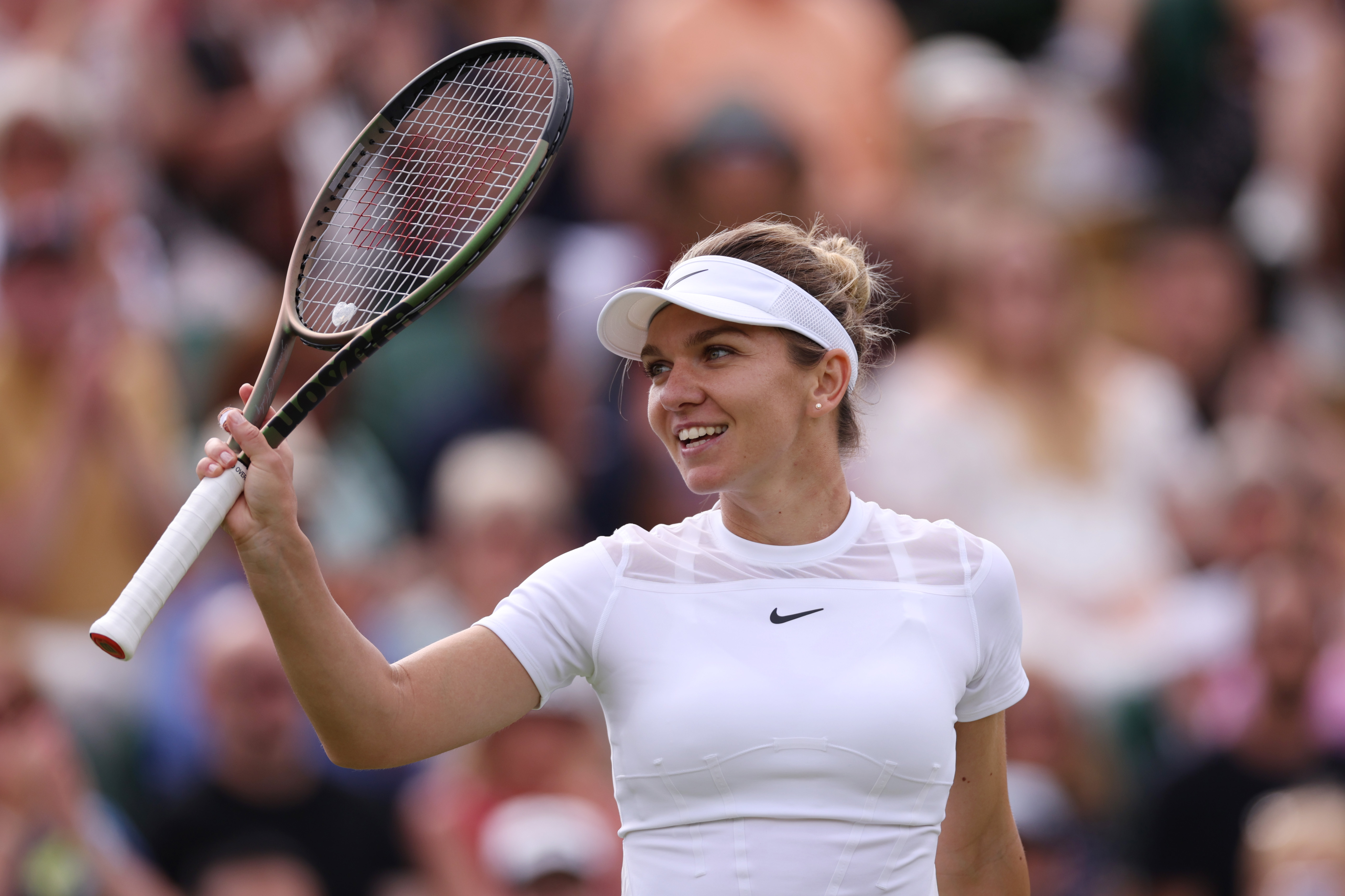 Prima reacție a Simonei Halep după calificarea en fanfare în optimi la Wimbledon: Mă aștept să câștig tot