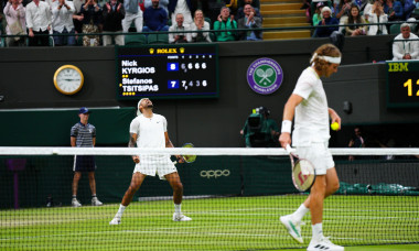 Nick Kyrgios și Stefanos Tsitsipas / Foto: Profimedia