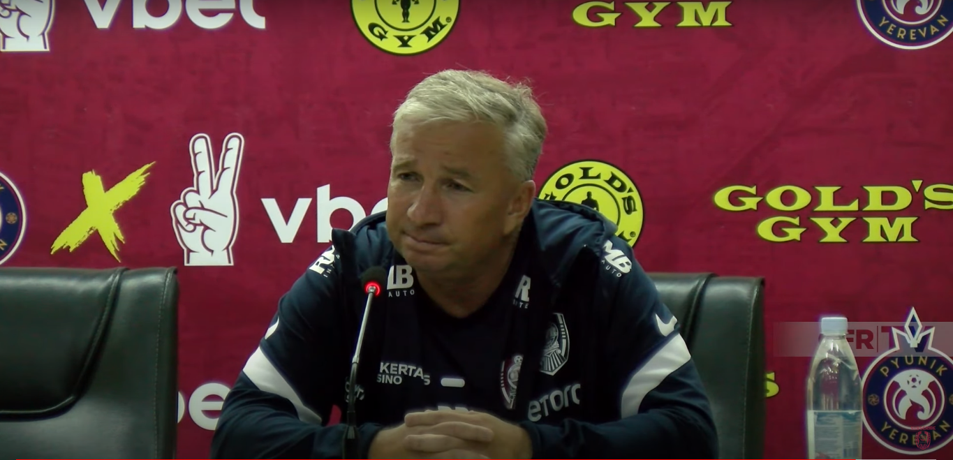 Dan Petrescu, reacție fermă după Pyunik Erevan - CFR Cluj: ”0-0 nu este rezultatul just!”