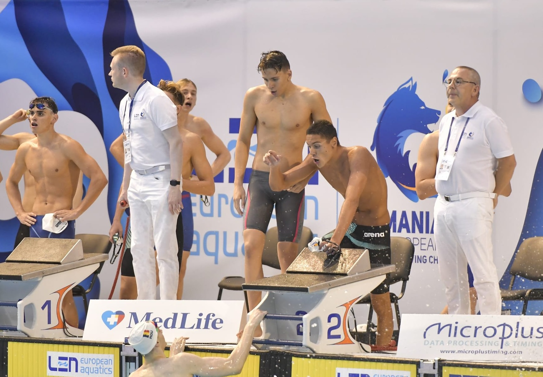 David Popovici, de neoprit la Campionatul European de înot pentru juniori. ”Racheta”, în finala probei de ștafetă 4x100 m liber