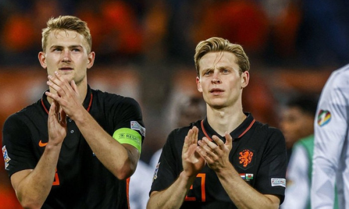 Matthijs de Ligt și Frenkie de Jong / Foto: Profimedia