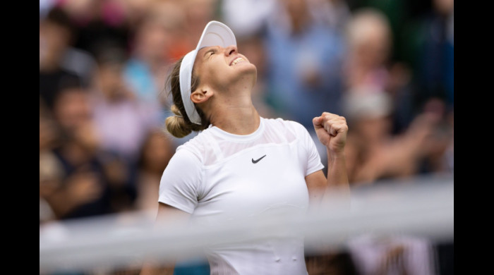 Simona Halep, după victoria cu Amanda Anisimova / Foto: Profimedia