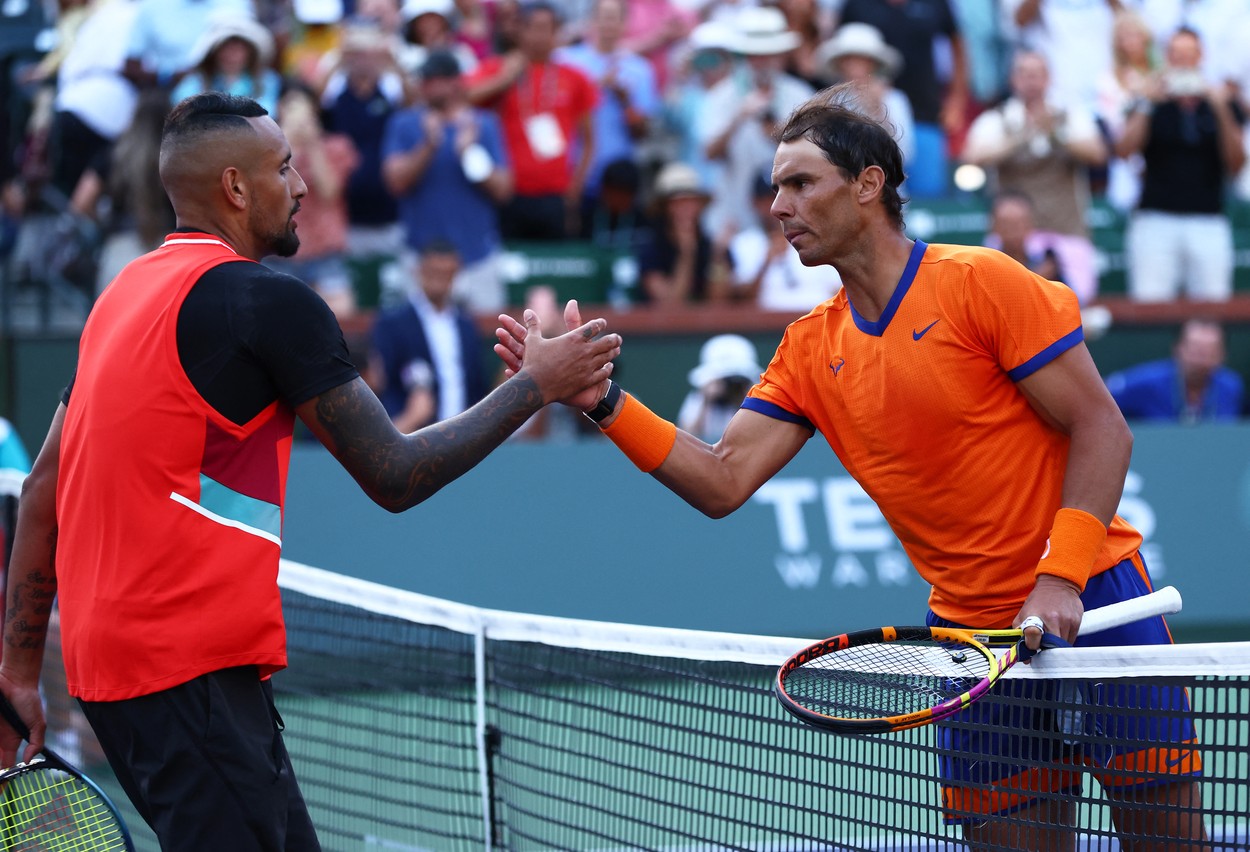 Reacția lui Nick Kyrgios după retragerea lui Rafael Nadal înaintea semifinalei de la Wimbledon