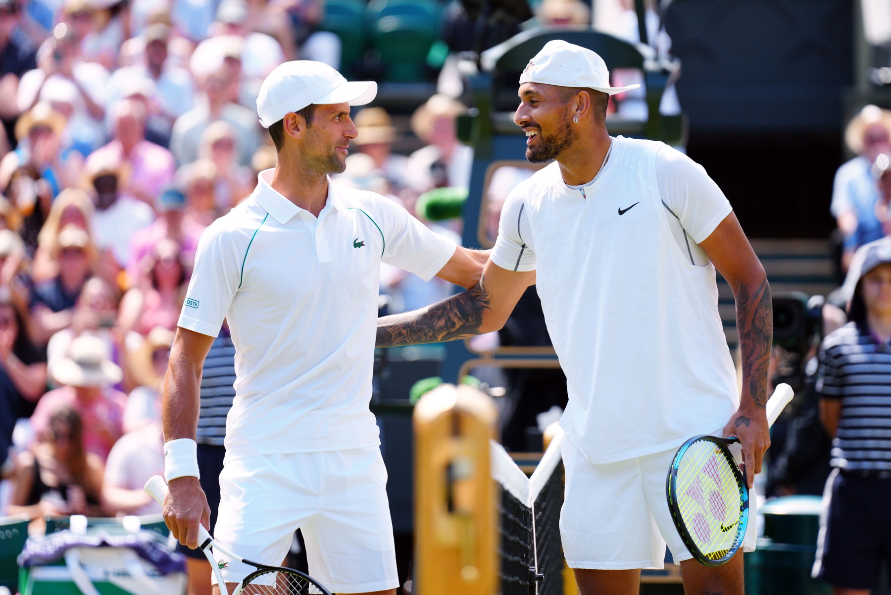 Novak Djokovic - Nick Kyrgios 4-6, 3-1, ACUM, finala de la Wimbledon. Australianul câștigă primul set