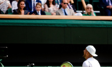 Nick Kyrgios, în fața Lojei Regale de la Wimbledon / Foto: Profimedia