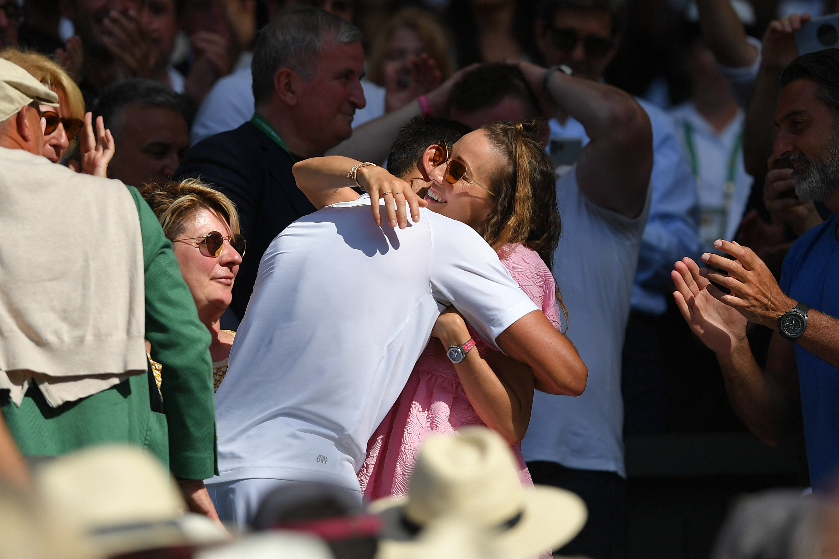 Gestul făcut de Jelena Djokovic după ce Novak a câștigat pentru a șaptea oară turneul de la Wimbledon