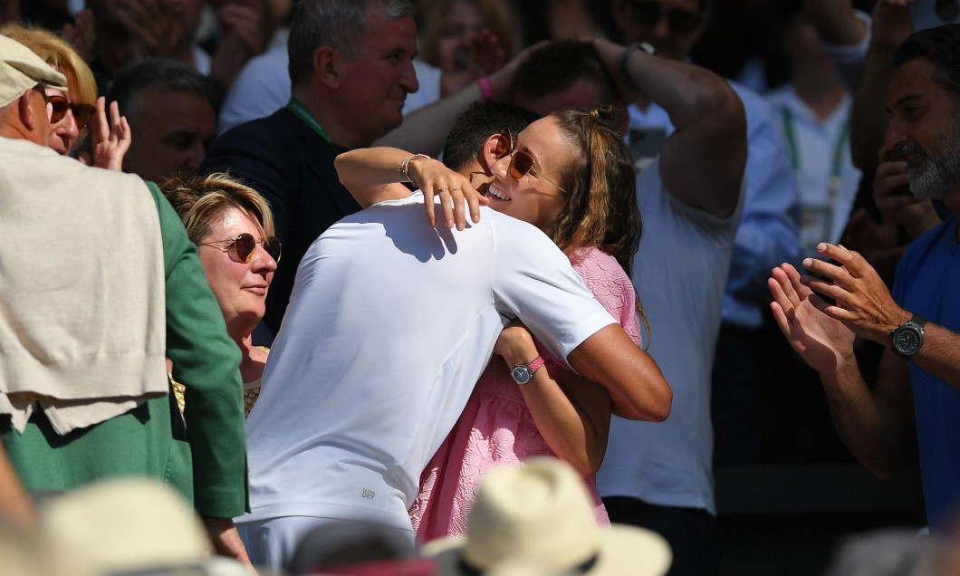 Jelena și Novak Djokovic / Foto: Profimedia