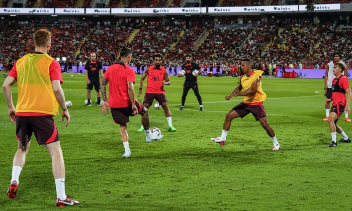 Liverpool FC Training Session During Team Pre-Season Tour, Bangkok, Thailand - 11 Jul 2022