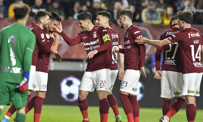 FOTBAL:RAPID BUCURESTI-GAZ METAN MEDIAS, PLAY OUT LIGA 1 CASA PARIURILOR (18.04.2022)