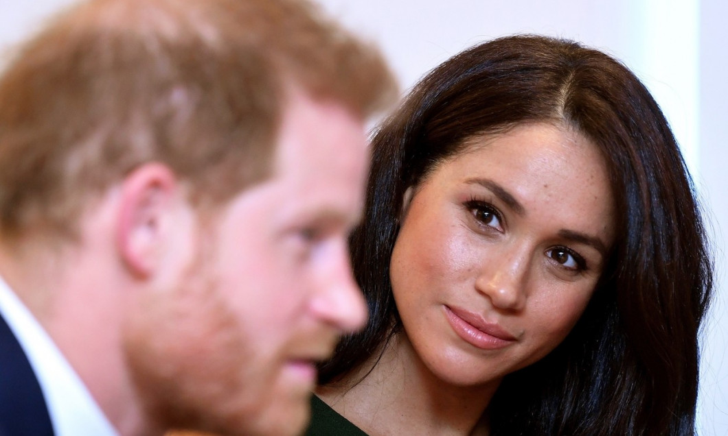 Prince Harry and Meghan Markle pictured attending the WellChild Awards