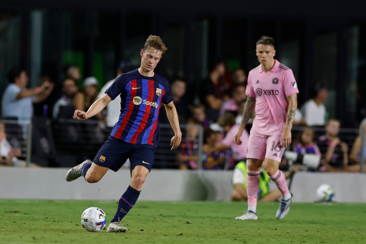 Cum încearcă Barcelona să scape de Frenkie de Jong. Ce s-a întâmplat la partida cu Inter Miami