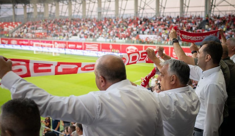 Ce a postat Viktor Orban după meciul lui Sepsi din Conference League: ”Fabrică de selfie-uri în Ținutul Secuiesc”