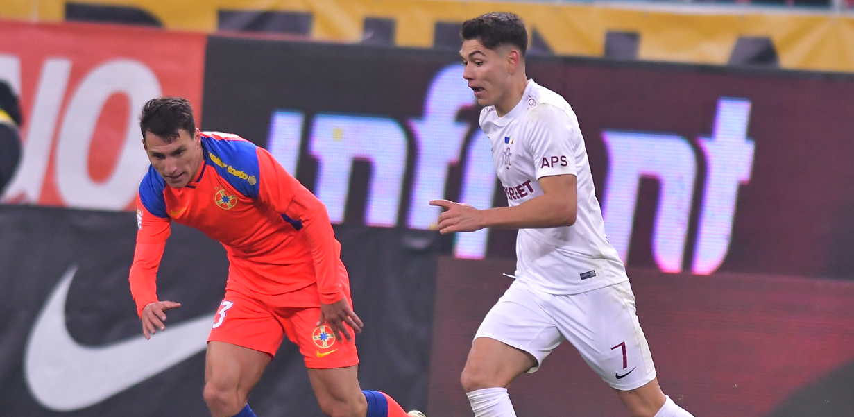Echipele de start la Rapid - FCSB: câte un debutant de fiecare parte, doi titulari odihniți de Toni Petrea